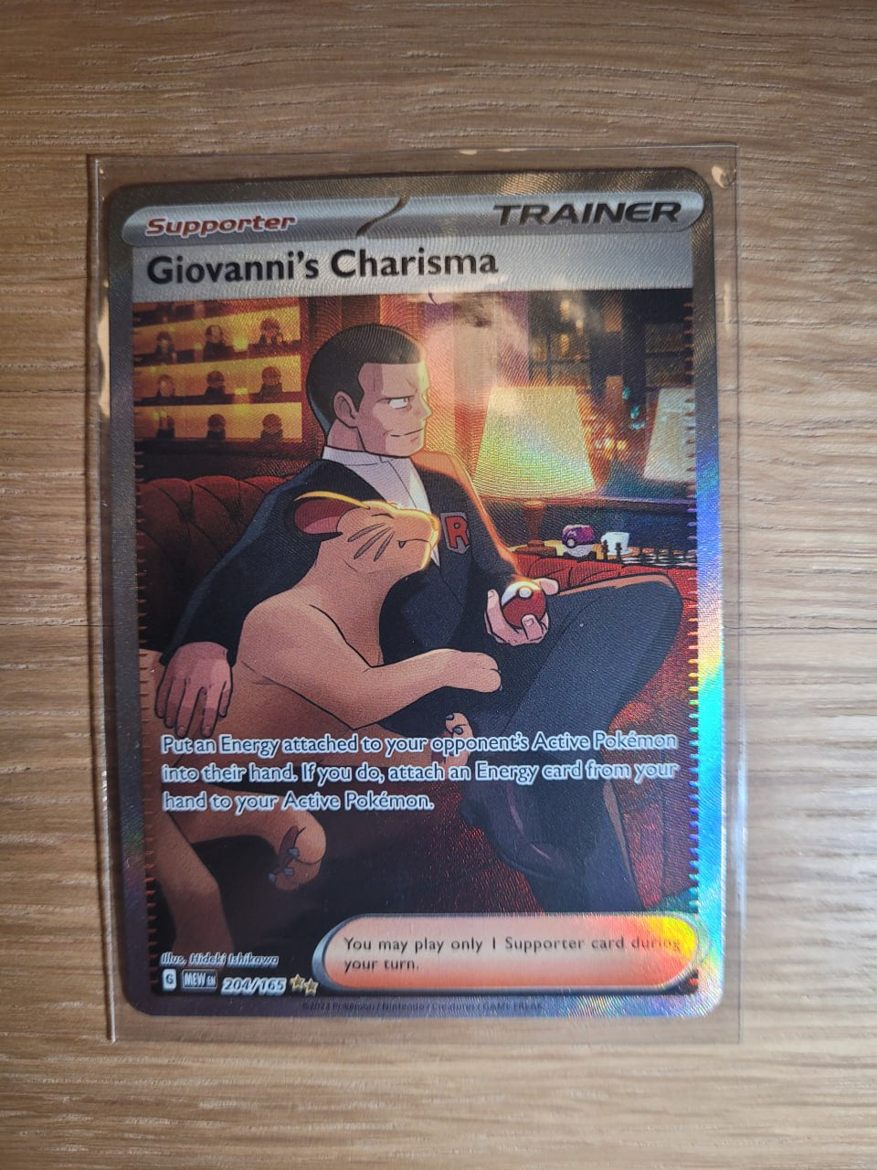 Poke Giovanni's Charisma - Trainer